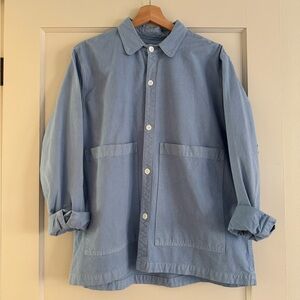 IJJI Canvas Work Jacket in Blue